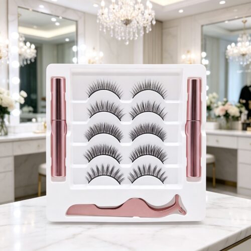 Pre-Glued Lash Full Strip Half Band No Glued Lashes